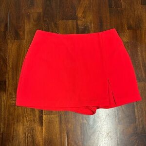 Amanda Uprichard Dale skort red size small